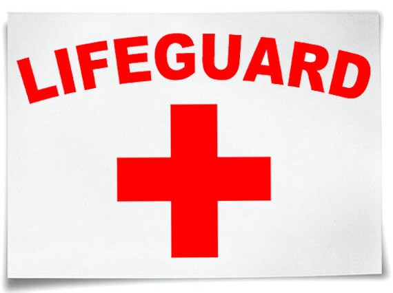 Lifeguard Iron On T-Shirt Transfer Logo Baywatch Freshers Stag