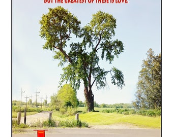11x14 Heart Tree Print