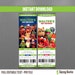 Muppets Birthday Ticket Invitations (Group) - Instant Download and Edit with Adobe Reader - Muppets Invitation - Muppets Birthday