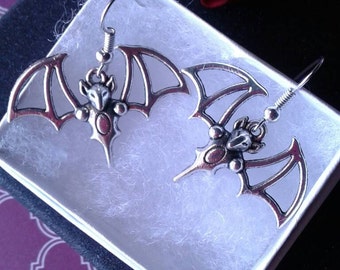 Vampire Bat Earrings