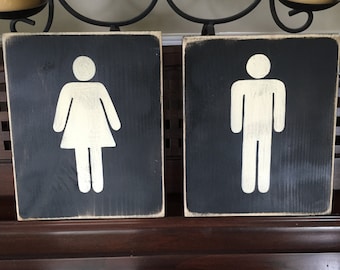 Ladies room signs | Etsy