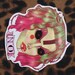 Angry Woman Statement Banner NO collectible art sticker