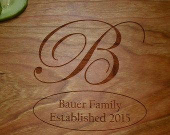 Personalized Family Cutting Board