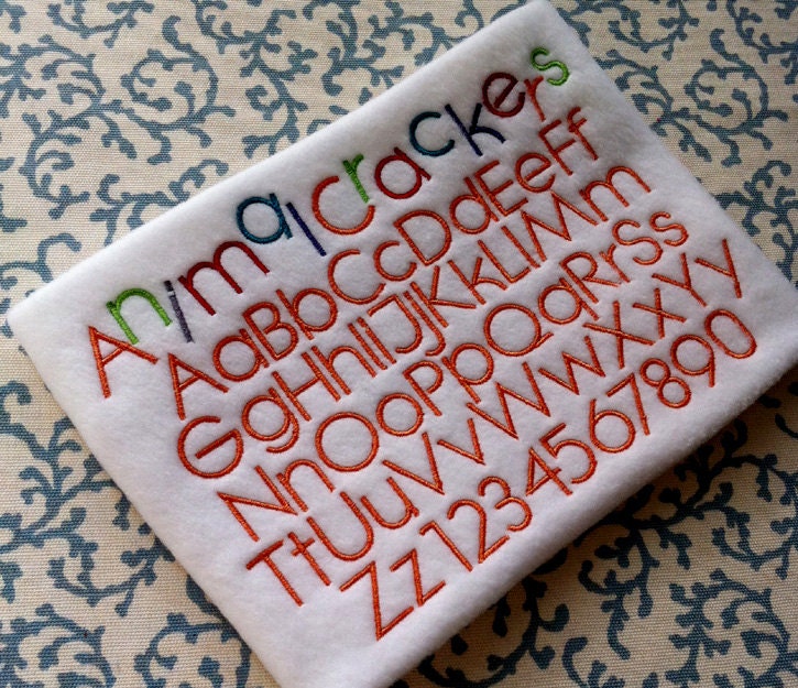 Bx font embroidery pattern design instant download capital