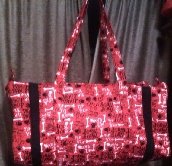 Custom made to order X Large Quilted Travel Bag