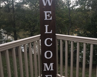 Front Porch Welcome Sign
