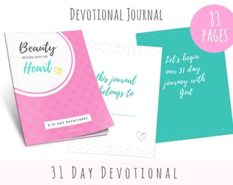 31 Day Devotional Journal, Printable