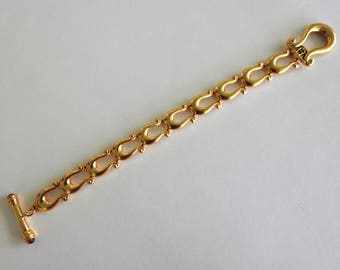 Adrienne Vittadini Bracelet with Glass Cabochon Tips