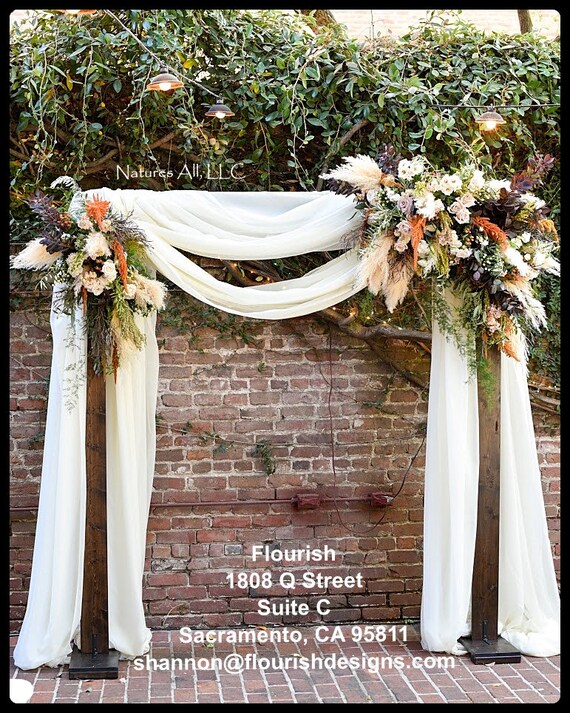 Wedding Arch Arbor Rustic Complete Kit Indoors Or Outdoors Country Backdrop Dark Walnut Shipping Included Wedding Arch Arbor Rustic Complete Kit Indoors Or Outdoors Country Backdrop Dark Walnut Shipping Included