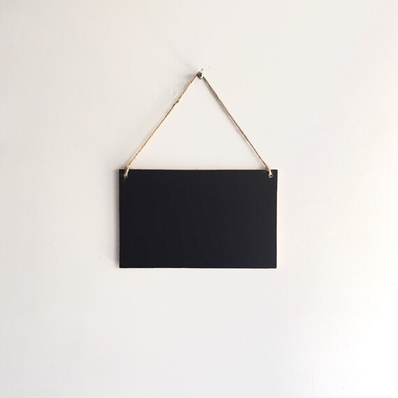 Hanging Chalkboard Sign 9 x 6 Wedding Signs