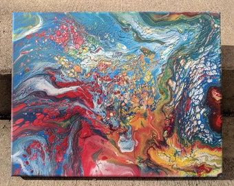 Busy Life - Pour Painting