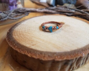 Turquoise Copper Ring
