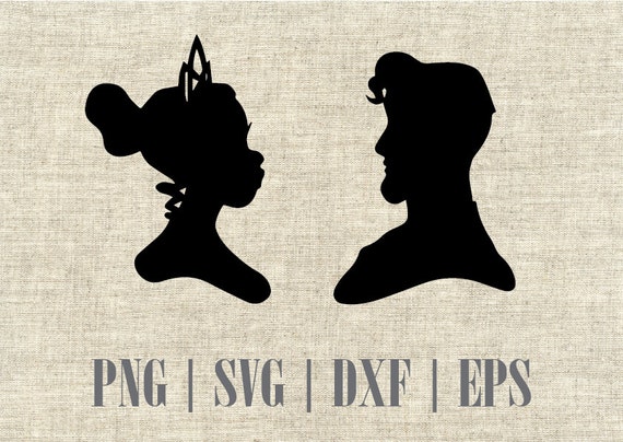 Download Tiana and Naveen from Princess and the Frog Disney Silhouette
