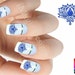 Waterslide Nail Art Decals, Nail Stickers, Symbolic Lotus Tattoos
