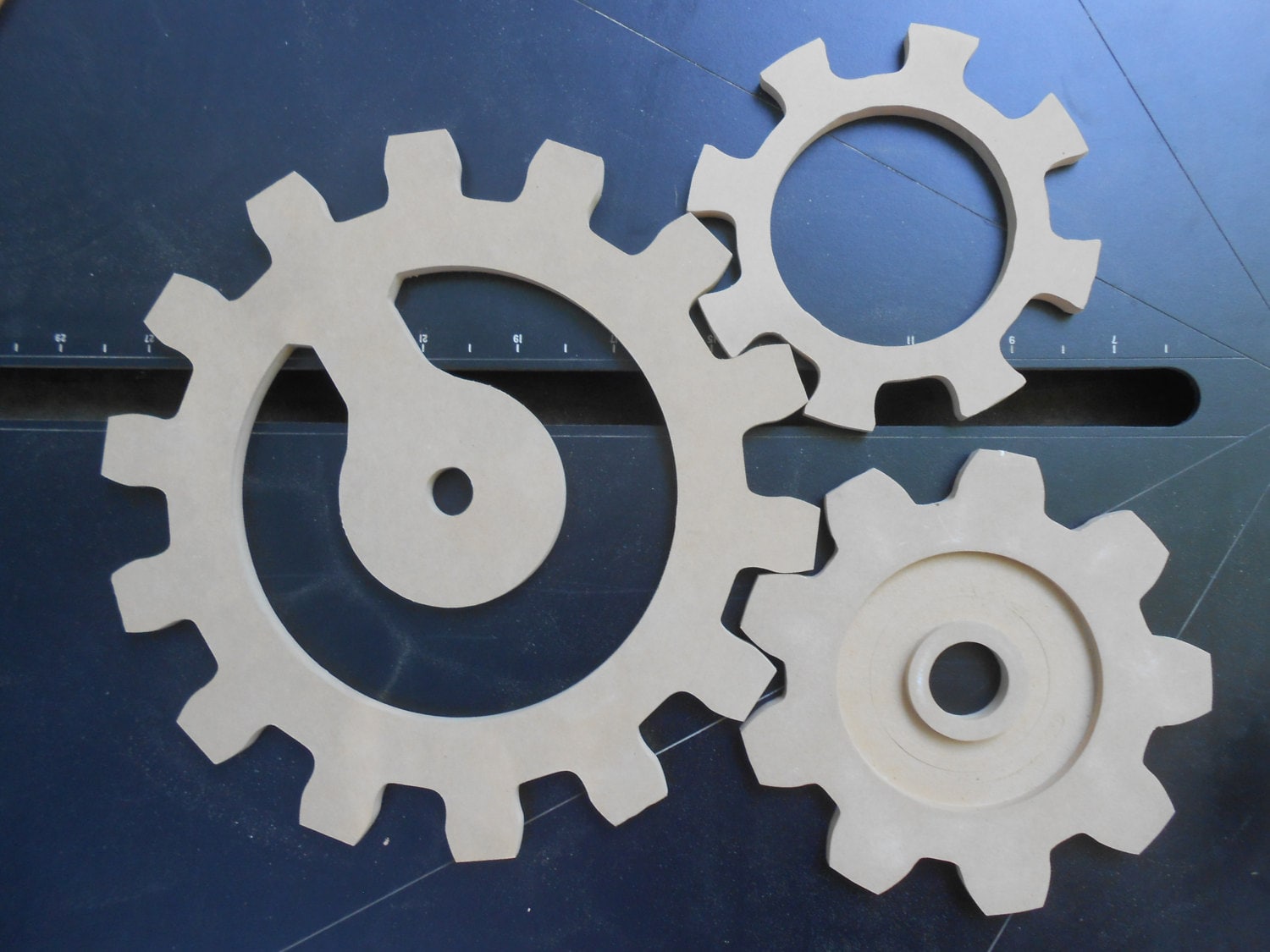 Cogs Gears Large Wood Cogs 1/2 inch thick Wooden Gears