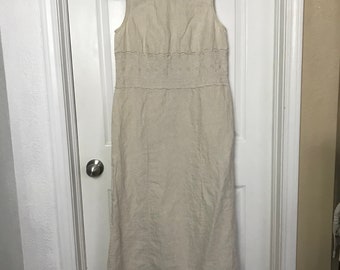 S/M Linen Laura Ashley dress