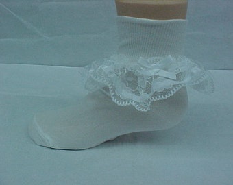 Pageant Socks - Pagent - Baby Girl Pageant - Ruffled Socks - Girls Socks - Kids Socks - Baby Sock - Little Girls Socks 292421
