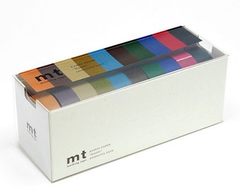 10 colors Japan MT masking tape sample - 50 cm per color - NOT whole roll