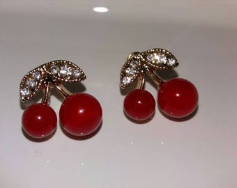 Cherry earrings