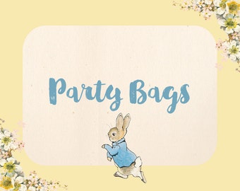 Personalised Beatrix Potter Peter Rabbit A5 Party Sign
