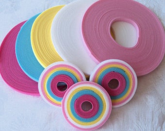EXTRA dünne VELCRO® Marke Haken und Schleife / 5 Yard Frühling Pack echt extrem dünne Puppe Kleidung VELCRO® Marke Low-Profile Hook & Loop