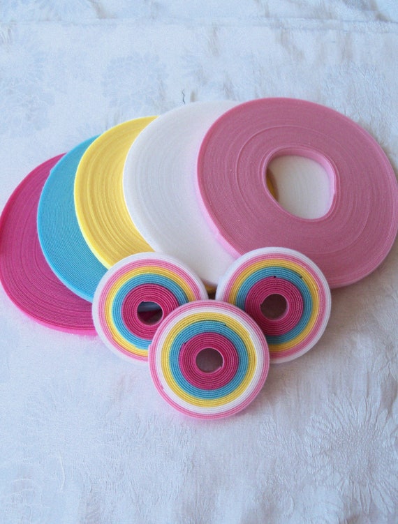 Doll Clothes VELCRO® Brand Hook and Loop / 5 Yard Spring Pack of Genuine Ultra Thin Doll Clothes VELCRO® Brand Low Profile Hook & Loop