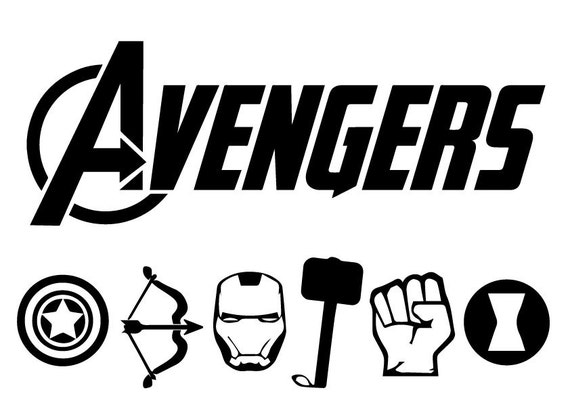 Avengers svg Avengers eps Avengers silhouette Avengers