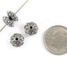 TierraCast Pewter Rondelle Beads-SILVER OASIS (4)