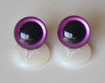 18mm plum for toy or stuffed animal safe eyes