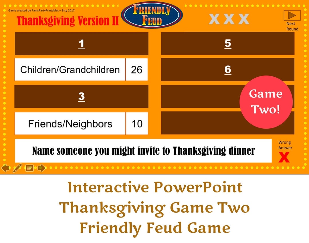 Family feud game software