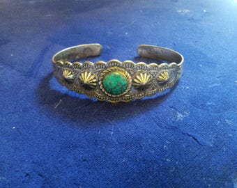 Sanford Sandrest Open Turquoie Bracelet