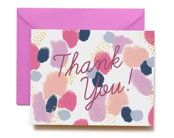 Thank You Card Set - Boxed Cards - Hand Painted Notecards