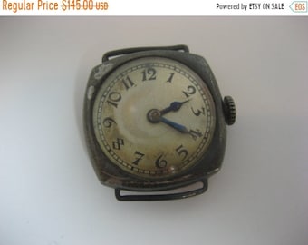 ON SALE Rare Antique Concord Watch Sterling Silver