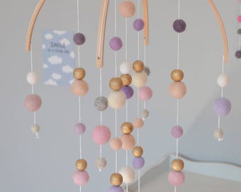 Mobile tone old pink, nude, lozenge, gold