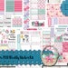 Erin Condren Sticker Kit - Easter 2018 Weekly Sticker Kit | Easter Eggs Bows Bunny Tulips Easter Basket Pink Green Purple