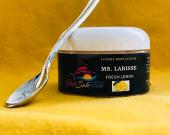 Luxury Fresh Lemon Dead Sea Salt Scrub