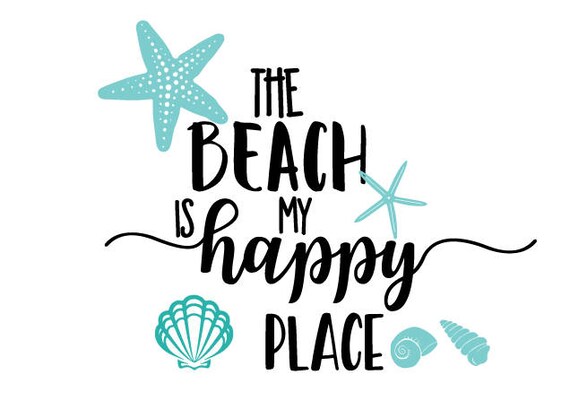 Download the beach is my happy place svg/beach theme svg/beach svg