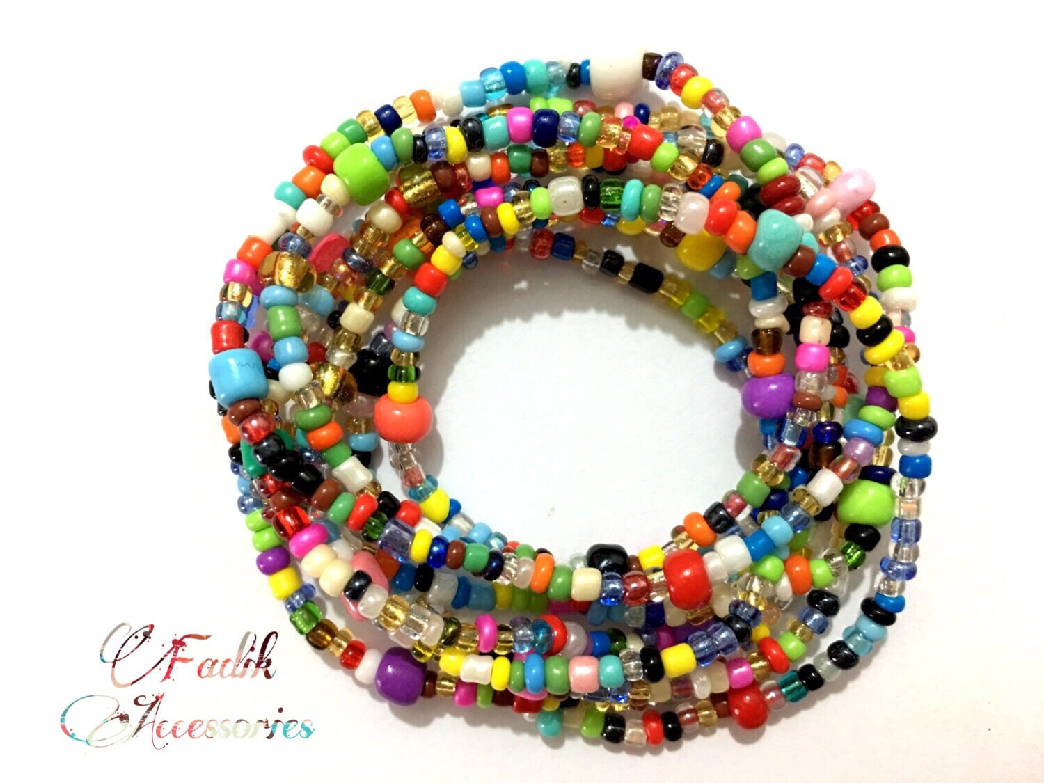 Multi Color Waist beads Body jewelry Belly bead African