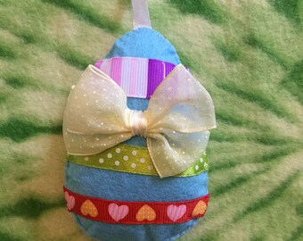 Felt Easter Ornament, Easter Home Decor, Hanging Decoration, Felt Easter Egg, Spring Decoration, Easter Ornament shabby Chic, Easter Gift