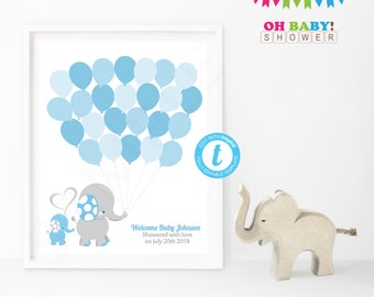 Elephant guest book | Etsy