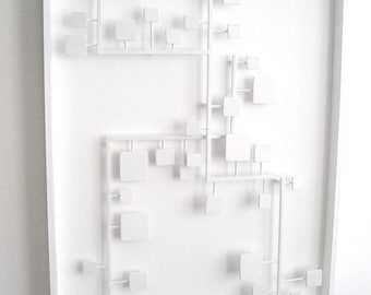 Bossa Nova abstract modern wall sculpture