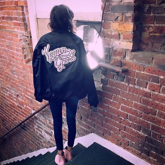 Vegan Grrrl Letterman Jacket