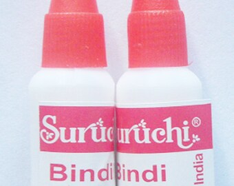 Bindi Gum, 2 pack of Bindi gum, Indian bindi Gum, Stickers Gum, Adhensive Gum,Glue bottles, Long lasting Bindi Gum, BindiClub