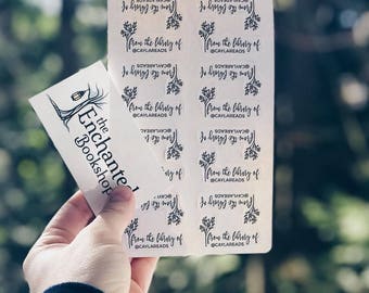 Leafy Tree "From the library of ____" | Ex Libris Stickers