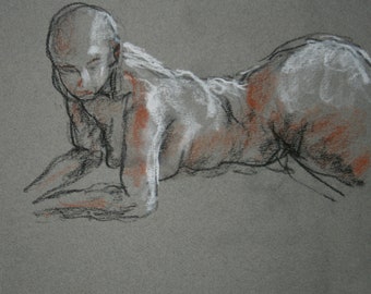 Jay Gesture 72/Figure Drawing/Pastel