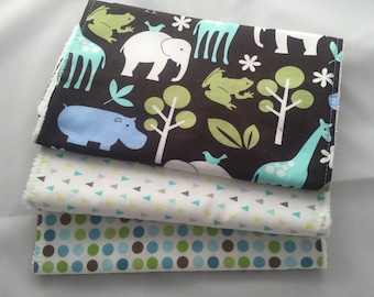 Set of 3 Baby Burp Cloths
