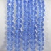 1 Strand 100pcs Faceted Crystal Glass , wathet blue Crystal Beads,One Strand,Gemstone Beads,Jewelry Supplies---6mm--- J0012