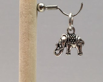 925 Sterling Silver Elephant Charm, Elephant Charm
