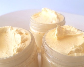 Large Mango Pineapple Shea Butter, Whipped Body Butter, Paraben free lotion, Preservative free lotion, Body butter, Natural lotion