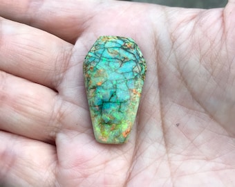 Monarch opal cabochon